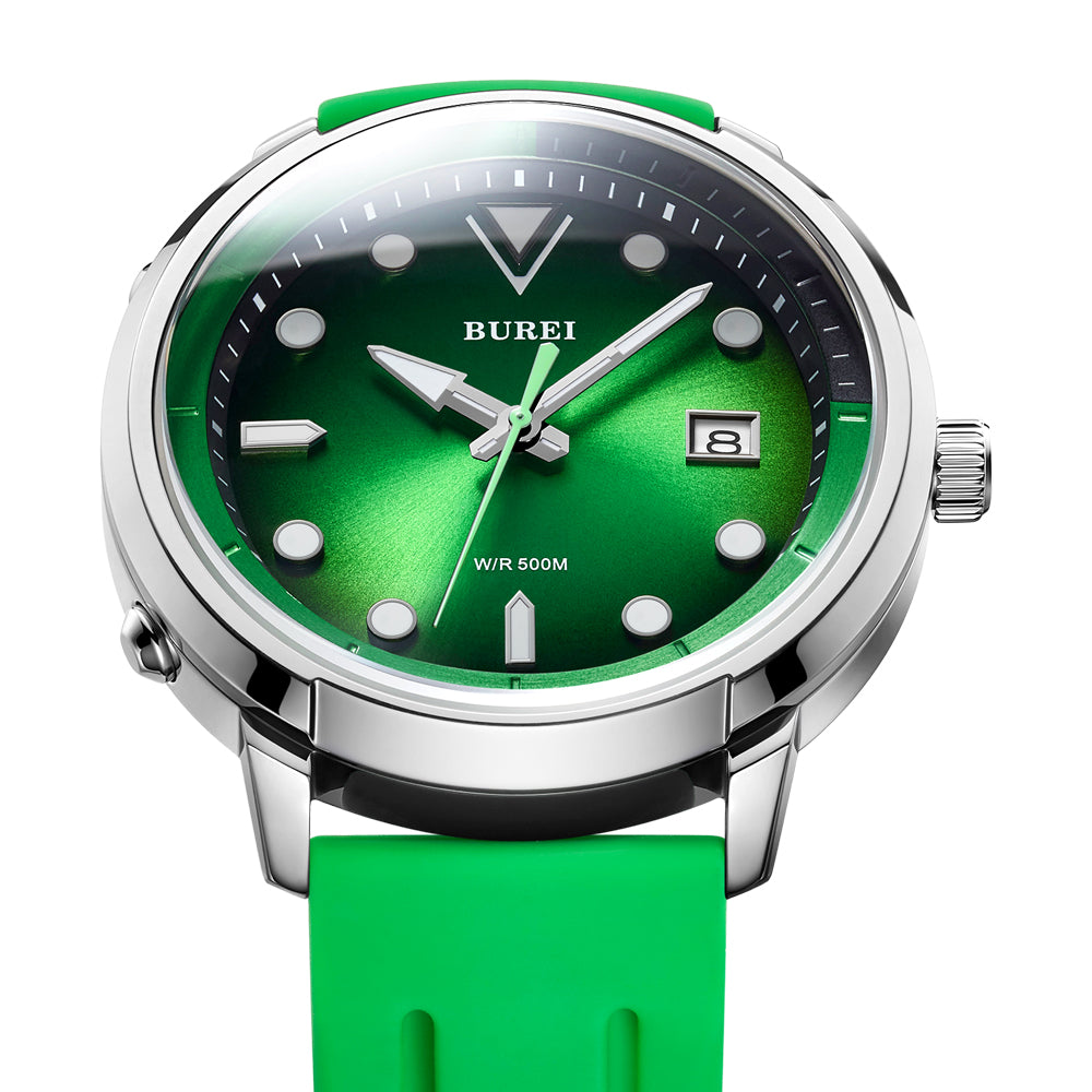 Burei Automatic Diver Watch SW500-2 Green