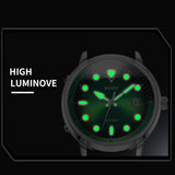 Burei Automatic Diver Watch SW500-2 Green