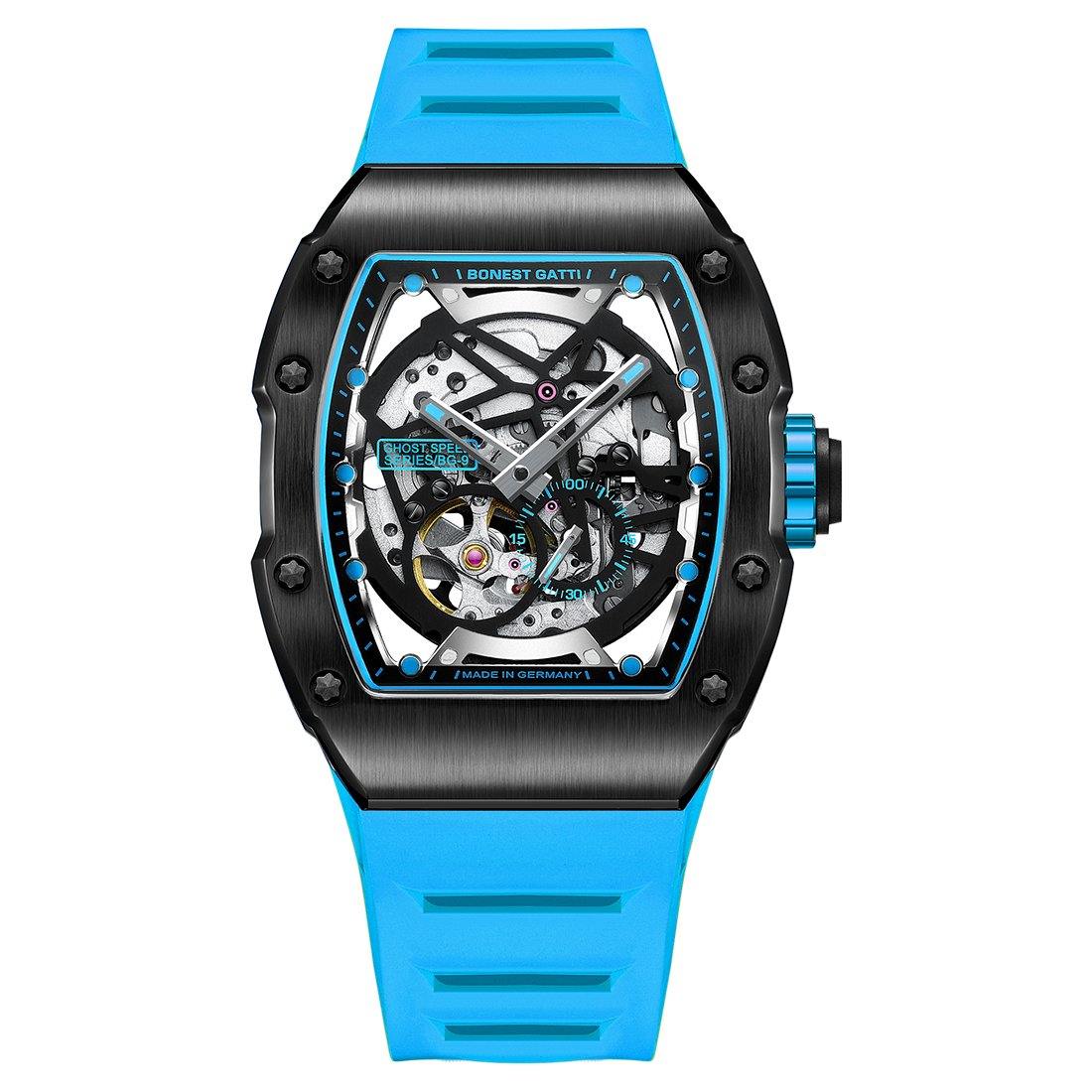 BONEST GATTI Ghost Speed Automatic Blue BG9902 - Grmontre Watches