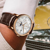 BORMAN 801 Grandrally Automatic Rose White - Grmontre Watches