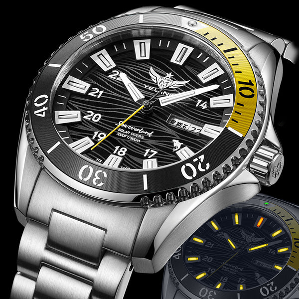 Yelang Deep Diving Tritium Chronograph Watch V1213