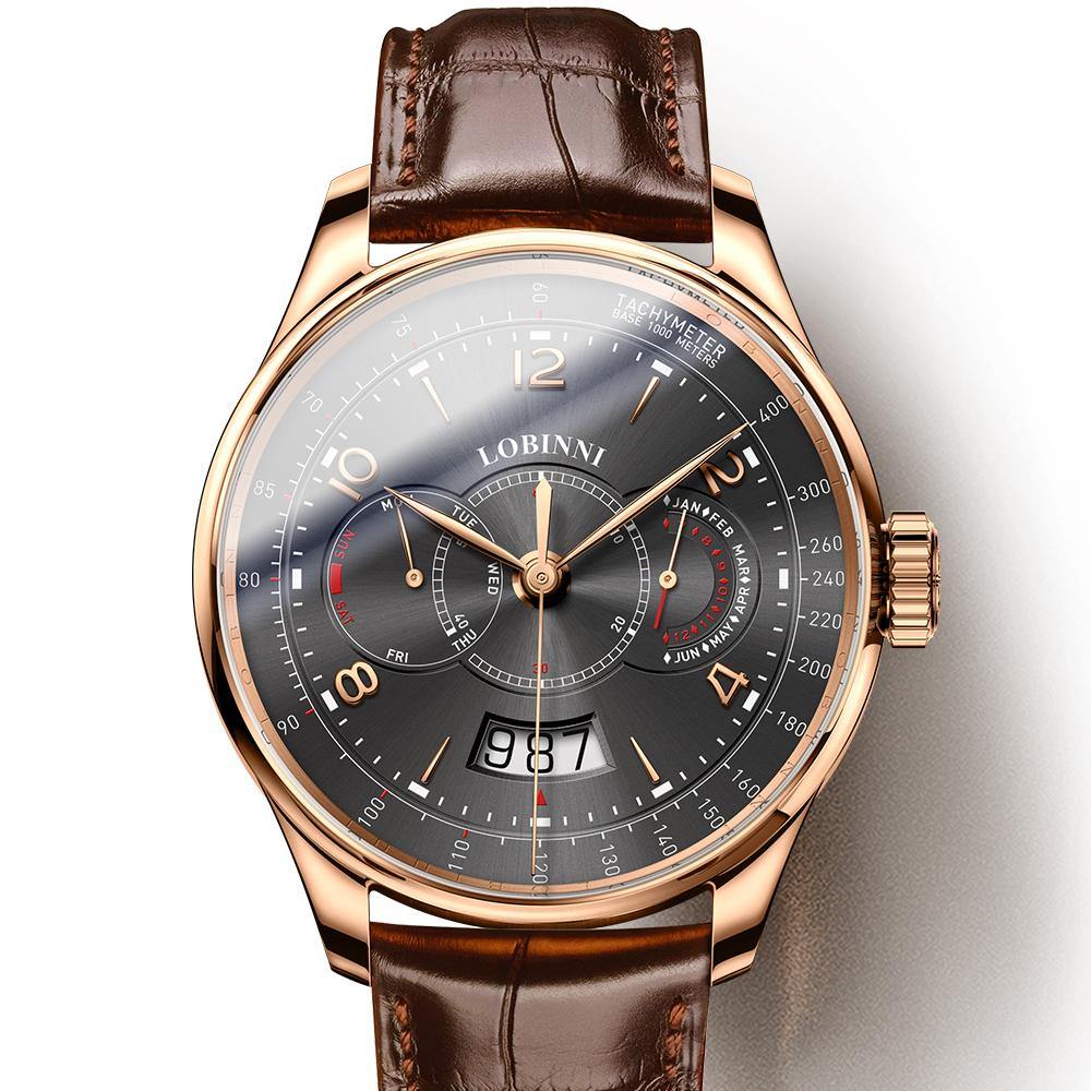 Lobinni Miyota 9122 Automatic 16013 - Grmontre Watches