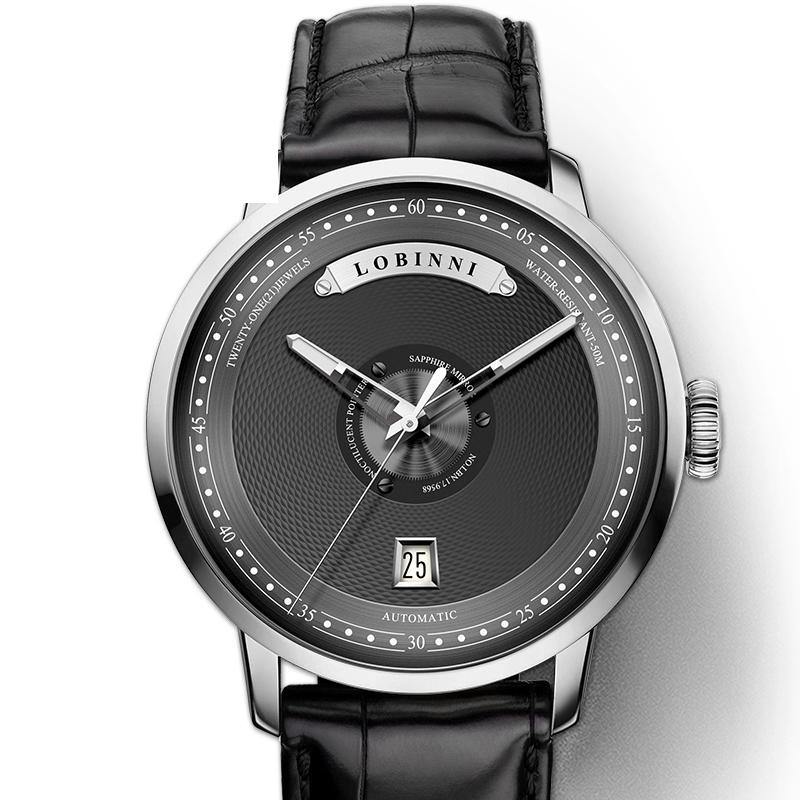 Lobinni Miyota Automatic Leather 16050 - Grmontre Watches