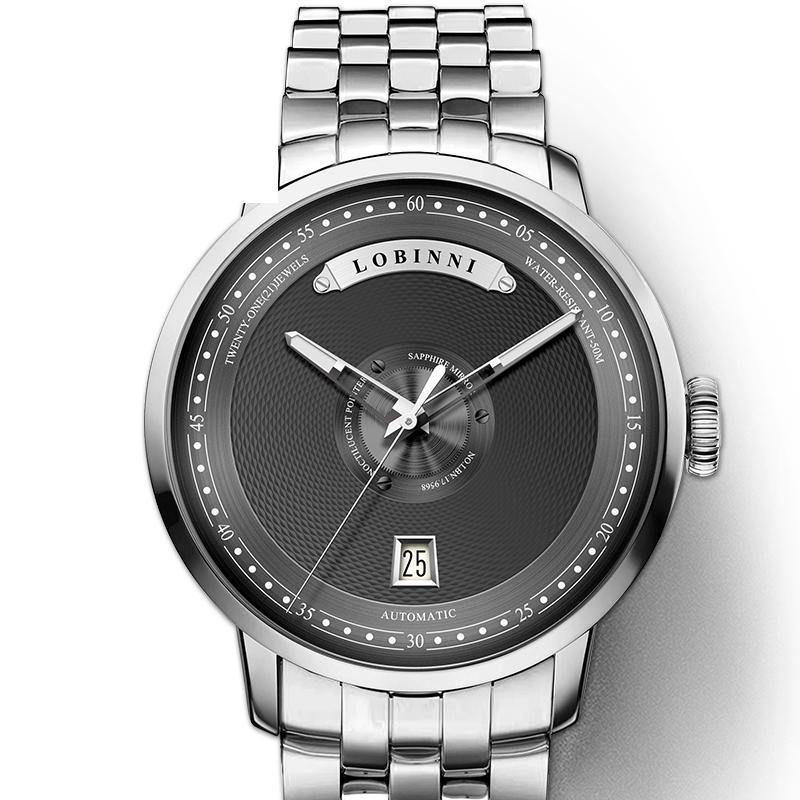 Lobinni Miyota Automatic Leather 16050 - Grmontre Watches