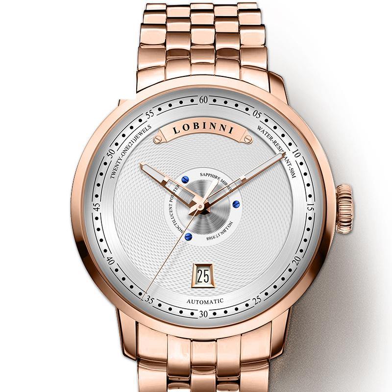 Lobinni Miyota Automatic Leather 16050 - Grmontre Watches