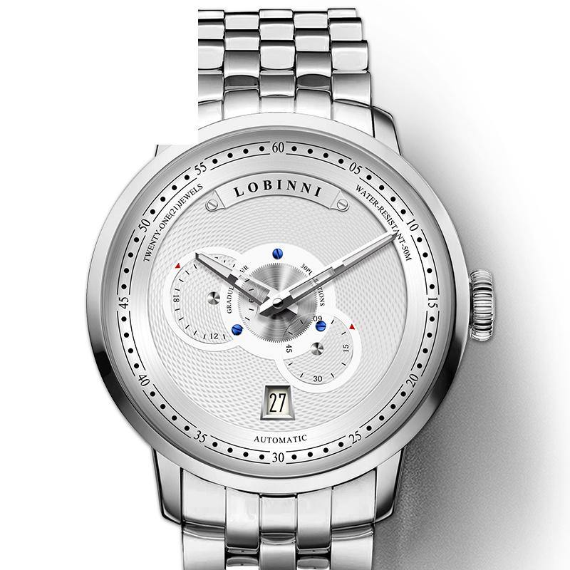 Lobinni Miyota Automatic Self-Wind 16060 - Grmontre Watches