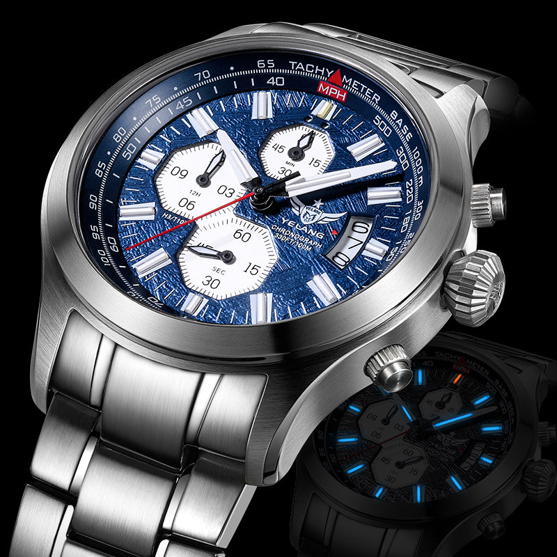 Yelang Sports Chronograph Tritium V1029