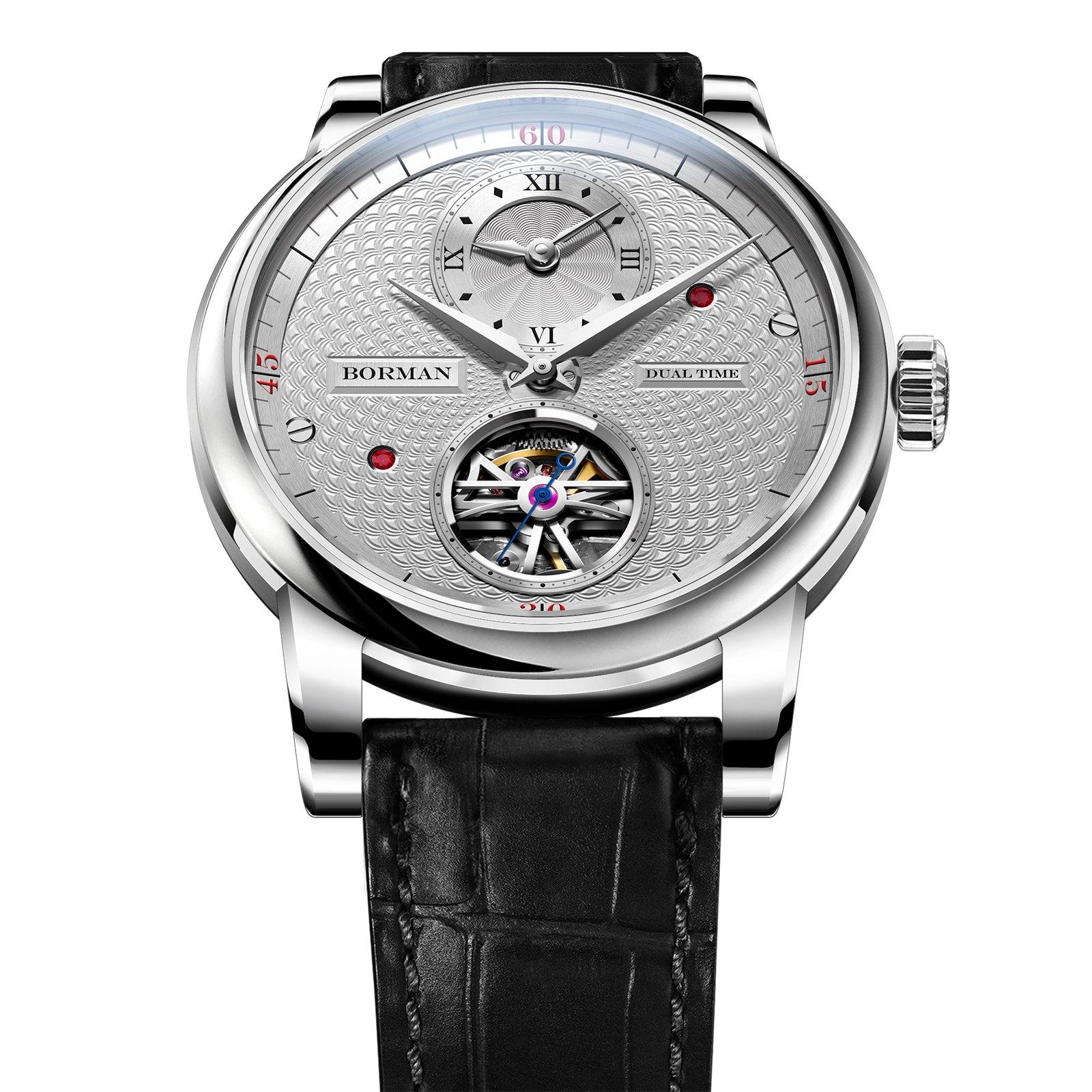 BORMAN BM3135 Archer GMT Automatic Black - Grmontre Watches