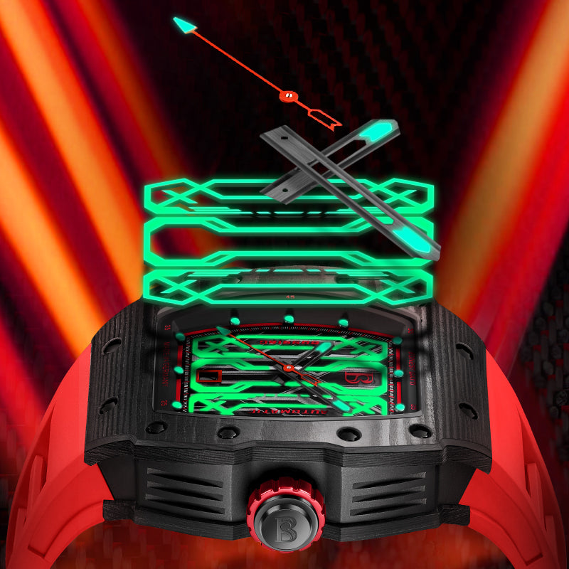 BOEST GATTI BG9916G Red Carbon Fiber