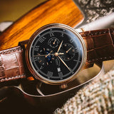 BORMAN 801 Sapphire Automatic Rose Black - Grmontre Watches