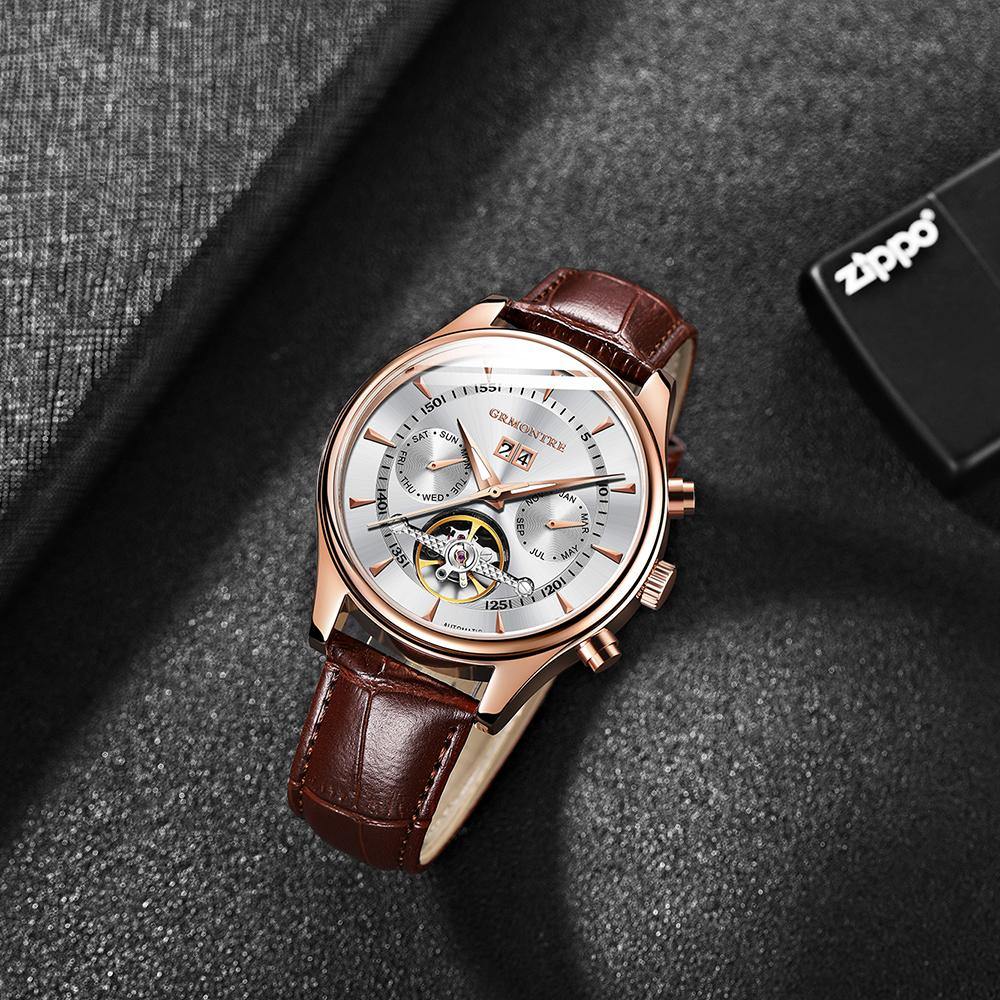 Grmontre Cool Automatic Rose Black G-8806M - Grmontre Watches