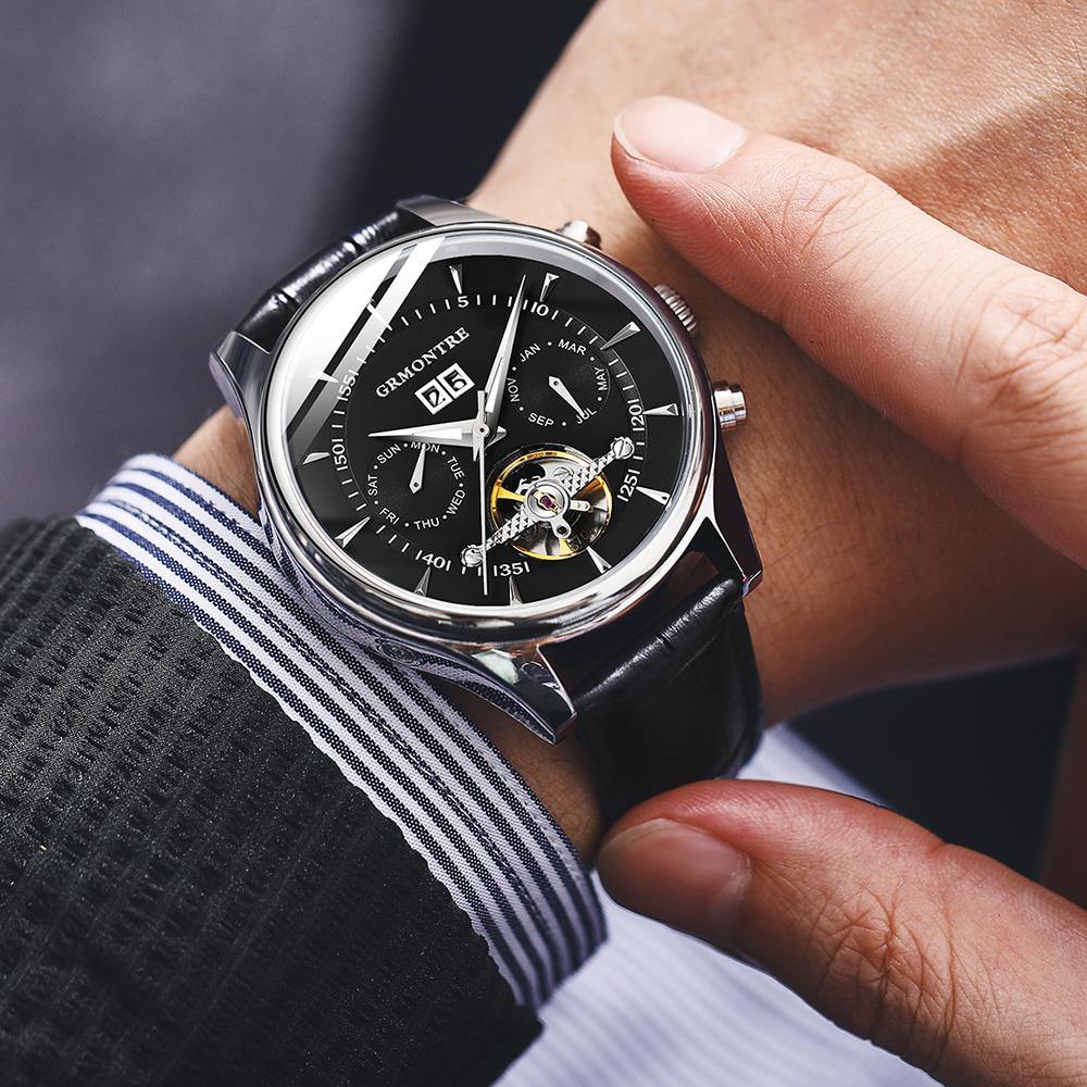 Grmontre Cool Automatic Rose Black G-8806M - Grmontre Watches