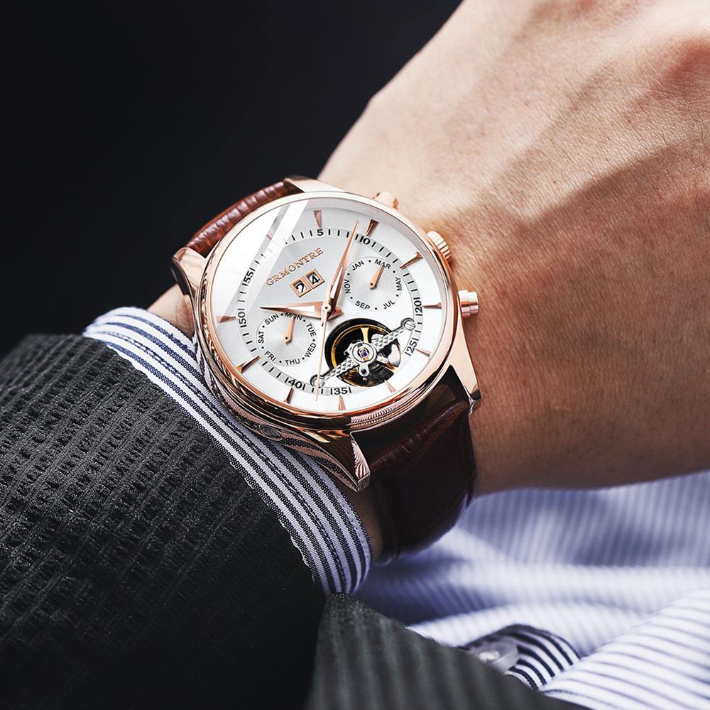 Grmontre Cool Automatic Rose Black G-8806M - Grmontre Watches