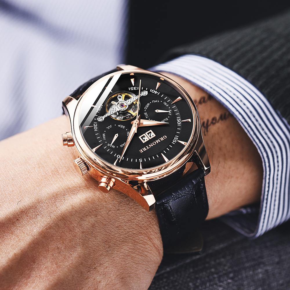 Grmontre Cool Automatic Rose Black G-8806M - Grmontre Watches