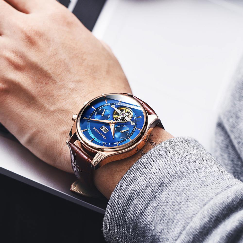 Grmontre Cool Automatic Rose Black G-8806M - Grmontre Watches