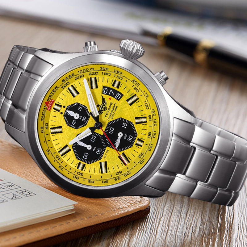 Yelang Sports Chronograph Tritium V1029