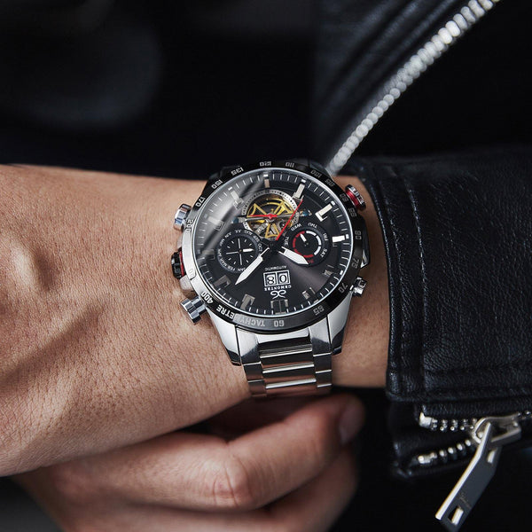 Multifunction Automatic Self Wind Watches-Mens Tourbillon Multifunction Automatic Self Wind Watches-Mens Tourbillon