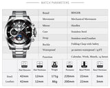 Binger Brand Automatic Watch for Men Sports B-1189 - Grmontre Watches