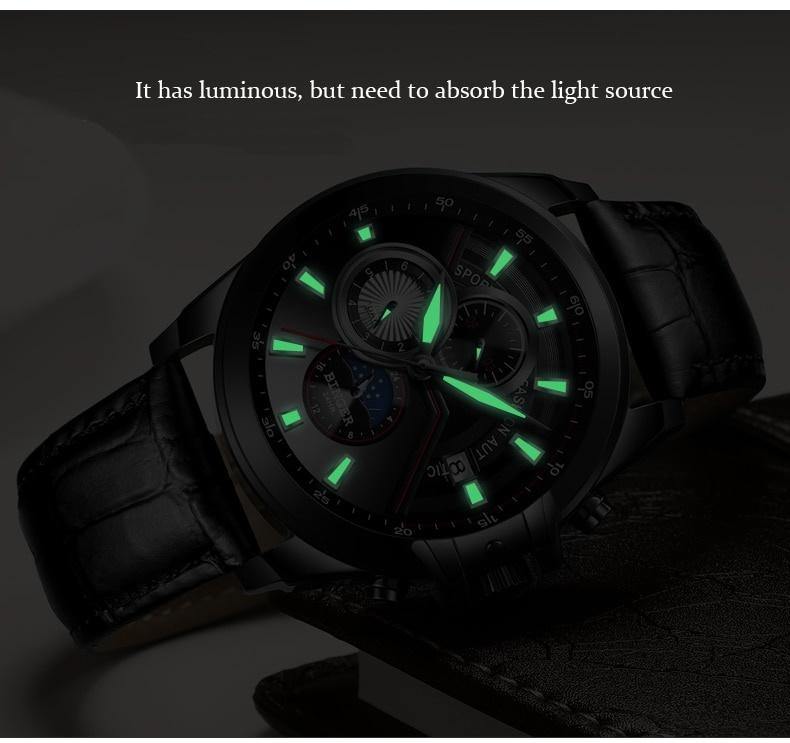 Binger Brand Automatic Watch for Men Sports B-1189 - Grmontre Watches