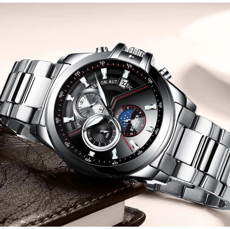 Binger Brand Automatic Watch for Men Sports B-1189 - Grmontre Watches