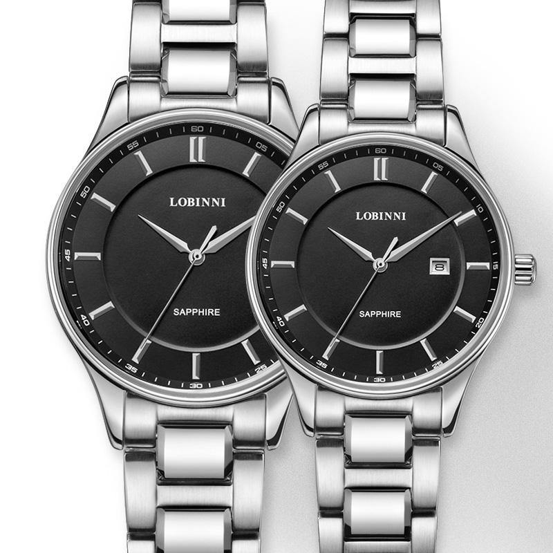 Lobinni Couple Stainless Steel 3005 - Grmontre Watches