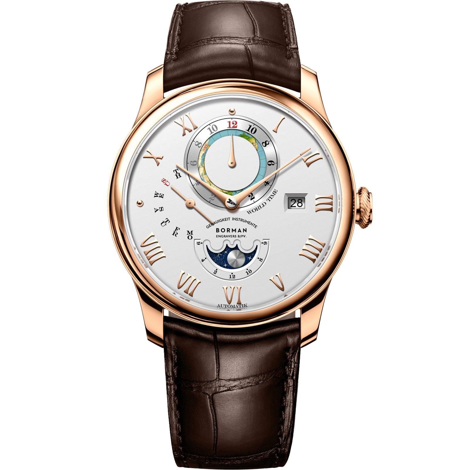 Borman GMT Engravers B/PV BM3537 - Grmontre Watches