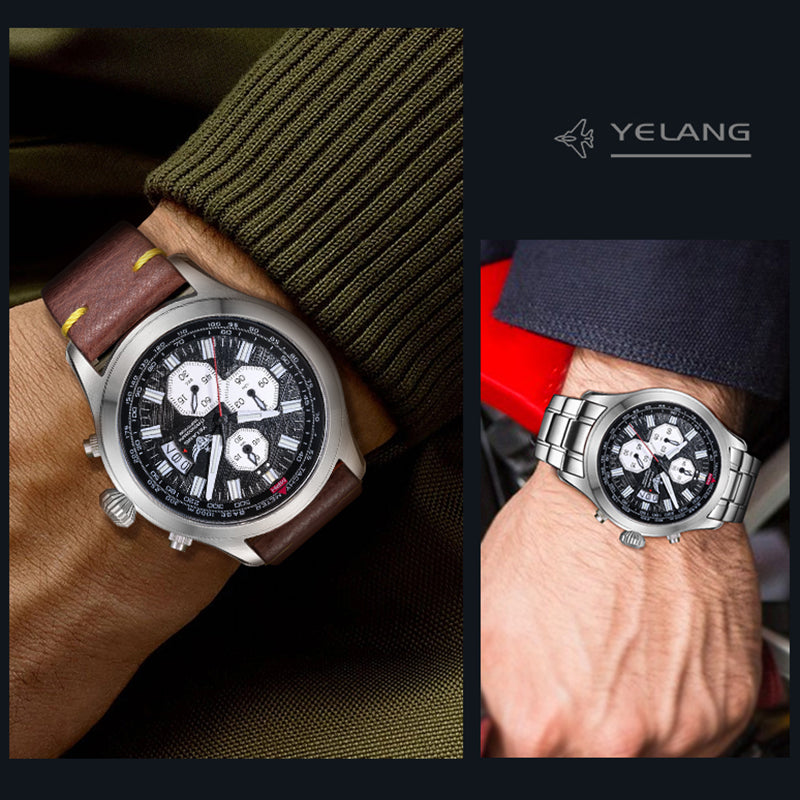 Yelang Sports Chronograph Tritium V1029