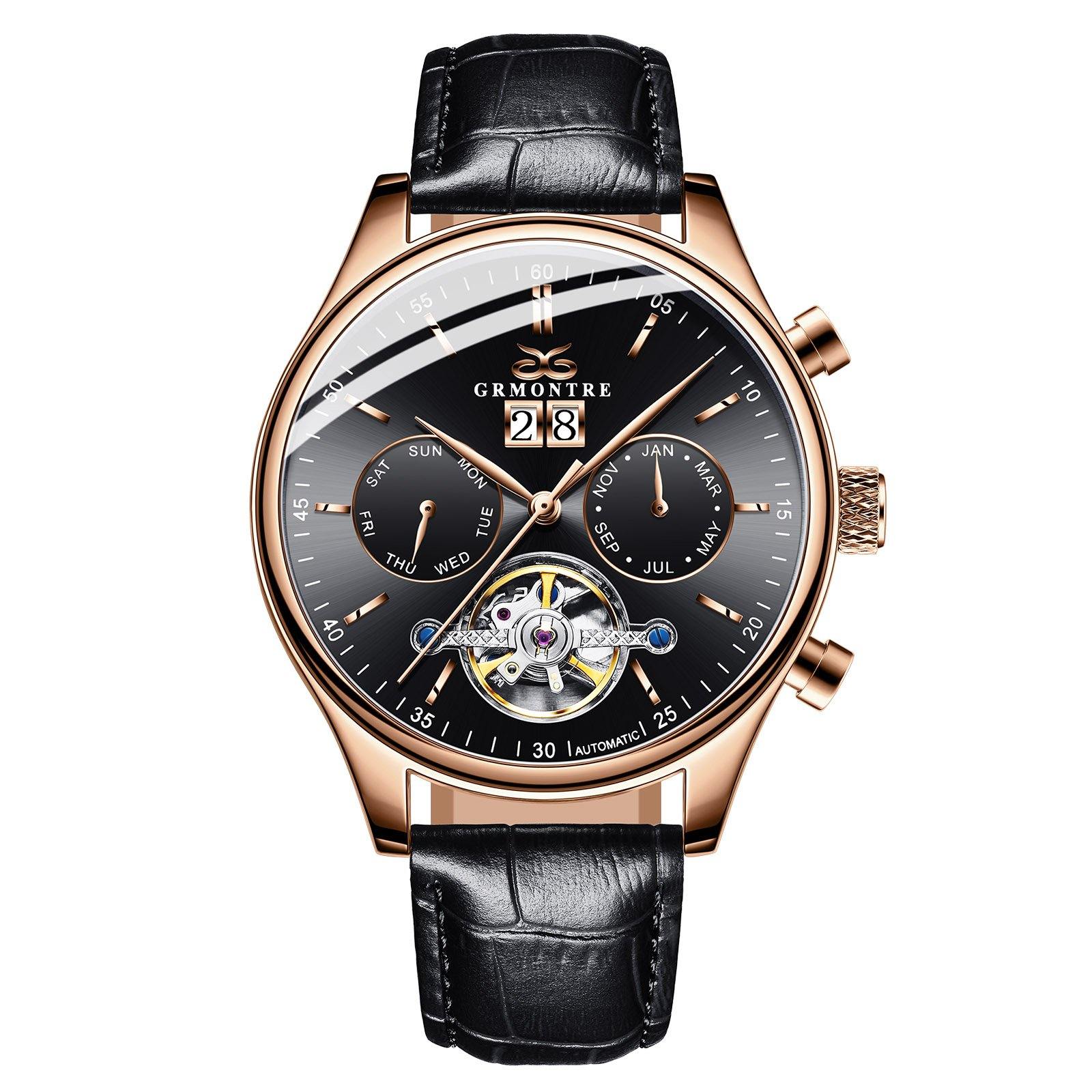Grmontre Automatic Men Watches Leather G-8801M - Grmontre Watches