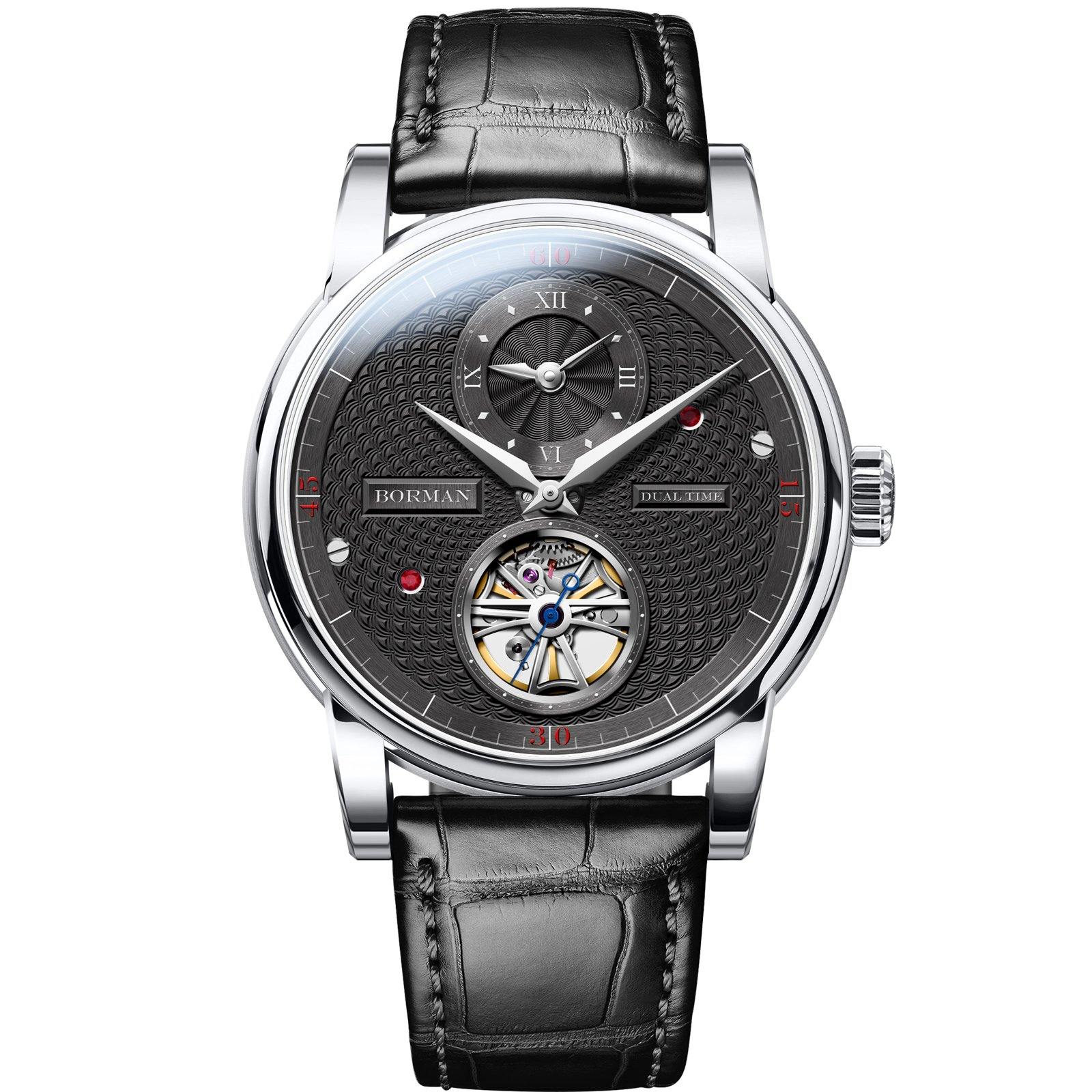 BORMAN BM3135 Archer GMT Automatic Black - Grmontre Watches