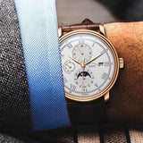 BORMAN 801 Grandrally Automatic Rose White - Grmontre Watches