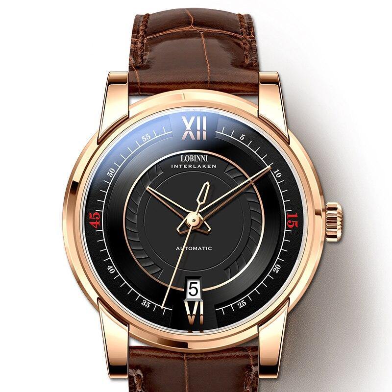 LOBINNI Simplicity Automatic Self-Wind 16007 - Grmontre Watches