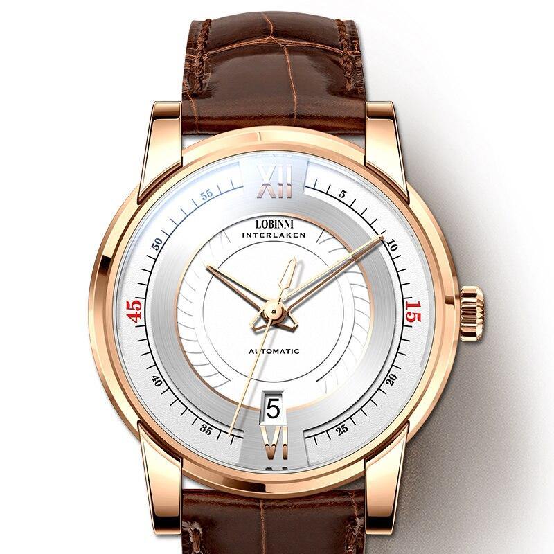 LOBINNI Simplicity Automatic Self-Wind 16007 - Grmontre Watches
