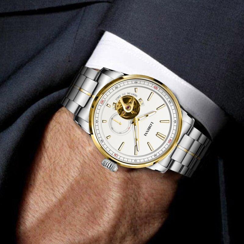 Lobinni Miyota Mens Skeleton 9015 - Grmontre Watches