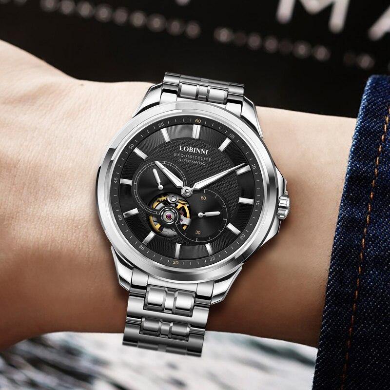 Lobinni Miyota Automatic Black 5008 - Grmontre Watches