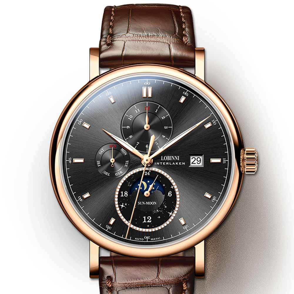 Lobinni Moon Phase Automatic 13056 - Grmontre Watches
