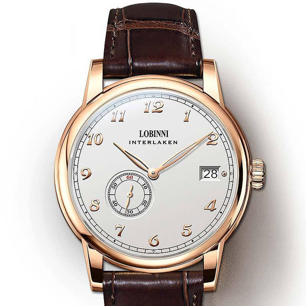 Lobinni Watches | Mens Automatic Self Wind Mechanical Wristwatch