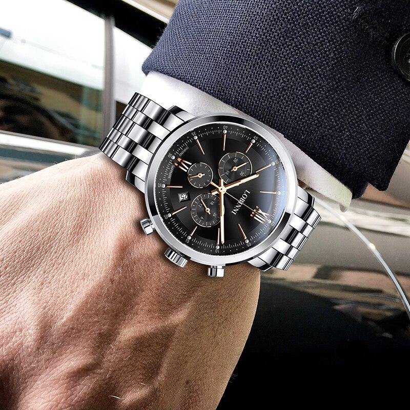 Lobinni Chronograph Wristwatches 3605 - Grmontre Watches