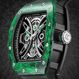 Ruerised Carbon Fiber Green MR-63001G - Grmontre Watches
