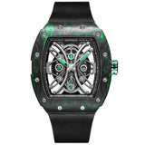 Ruerised Carbon Fiber Green MR-63001G - Grmontre Watches