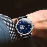 Poniger Automatic Seperate Second Blue Ref.P5.23 - Grmontre Watches