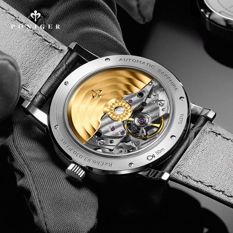 Poniger Gradue 30 Pulsations Automatic Ref.P3.05 - Grmontre Watches