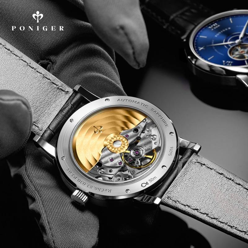 Poniger Sperate Second Automatic Self-wind Ref.P6.8 - Grmontre Watches
