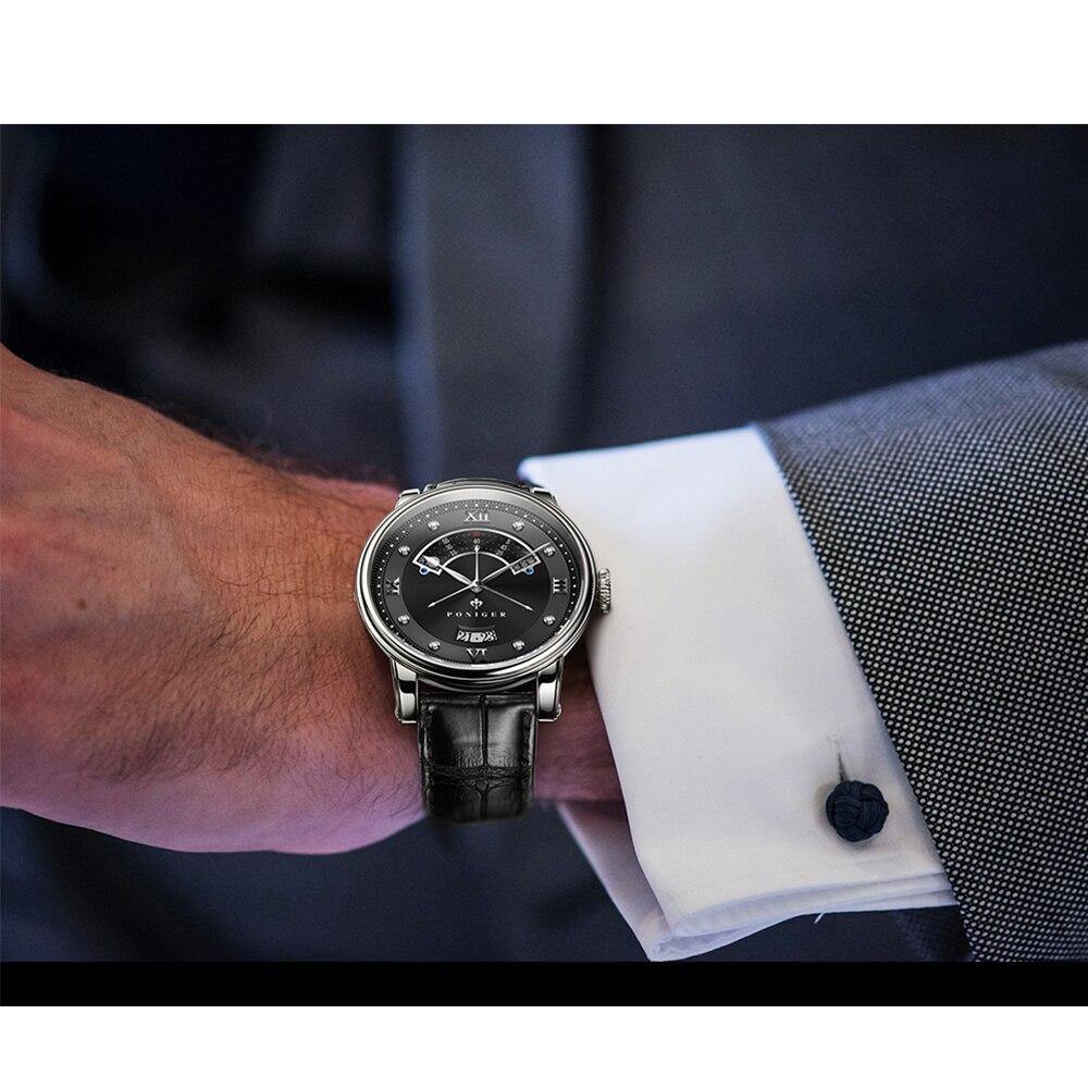 Poniger Luxury Atuomatic Watch P7.19 - Grmontre Watches