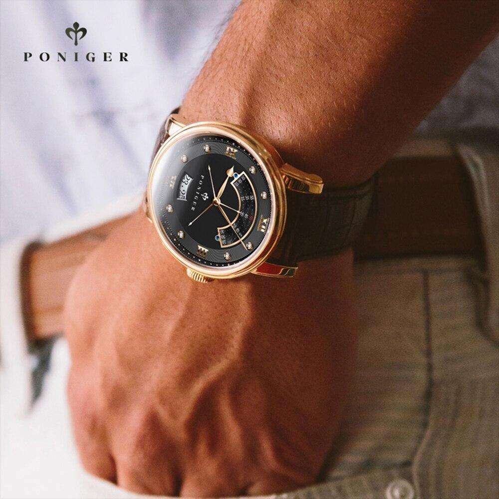 Poniger Luxury Atuomatic Watch P7.19 - Grmontre Watches