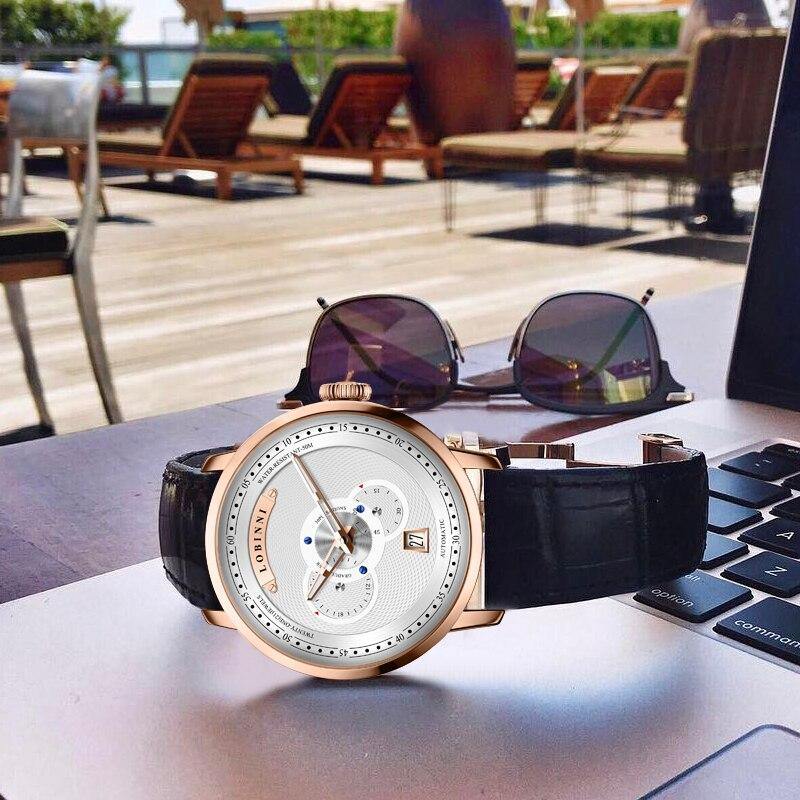 Lobinni Miyota Automatic Self-Wind 16060 - Grmontre Watches
