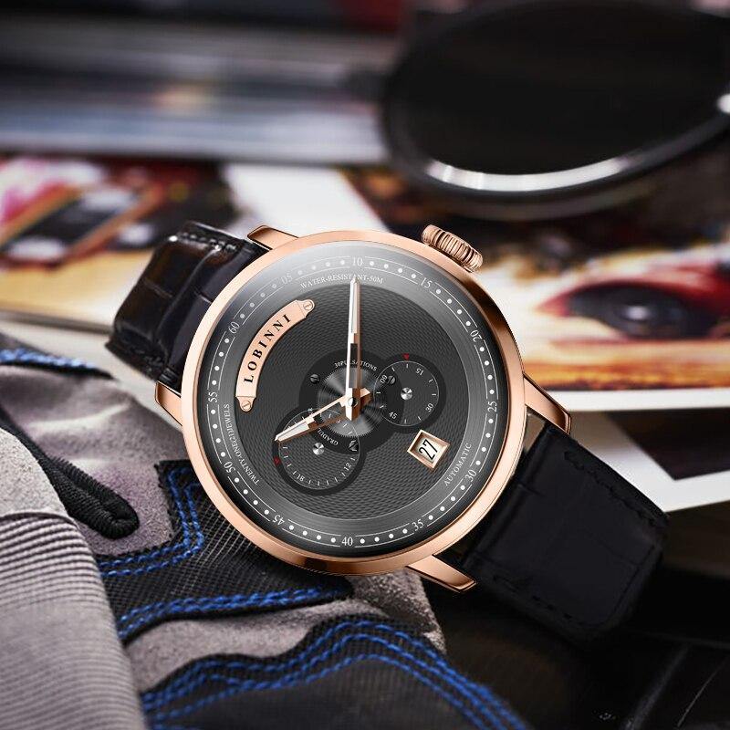 Lobinni Miyota Automatic Self-Wind 16060 - Grmontre Watches