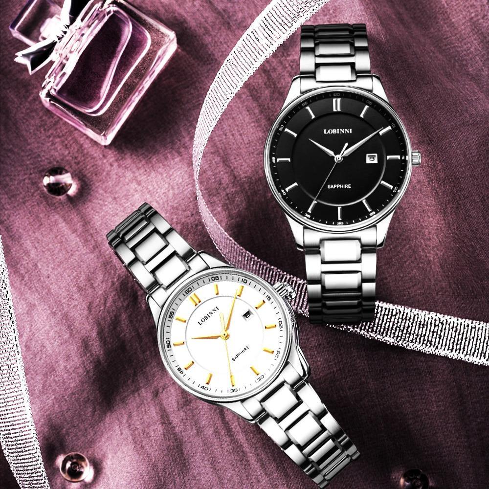 Lobinni Couple Stainless Steel 3005 - Grmontre Watches