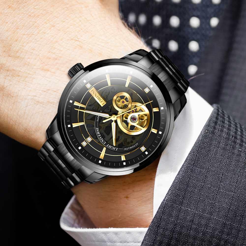 Lobinni Automatic Self-wind Skeleton 18071 - Grmontre Watches