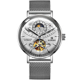 BINGER Automatic Watch Men Skeleton Mechanical Wrist Relogio Masculino B-10002G - Grmontre Watches