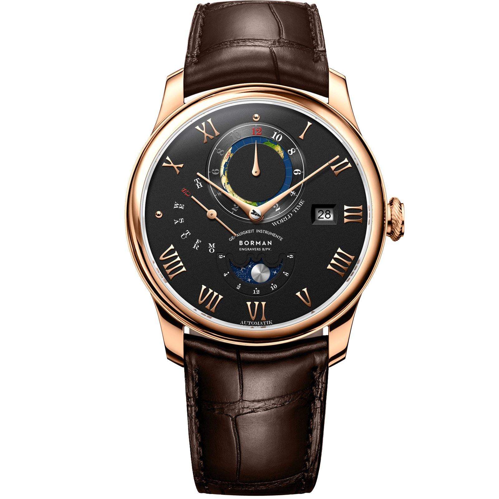 Borman GMT Engravers B/PV BM3537 - Grmontre Watches